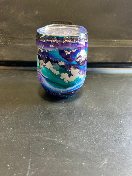 Epoxy wine tumbler