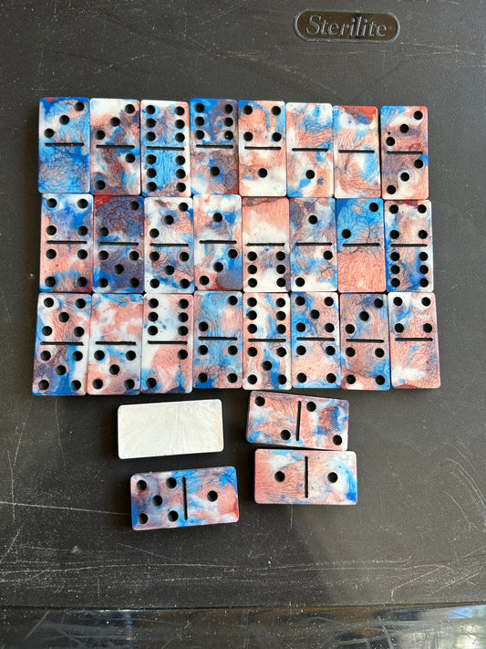 Epoxy dominos